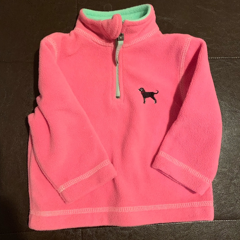 Black dog infant fleece